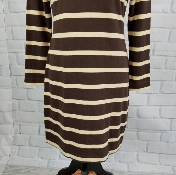 L L Bean women's sz 2p stretch knit dress - Picture 6 of 8